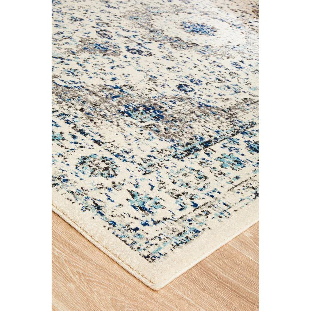 Evoke Mist White Transitional Rug - ICONIC RUGS