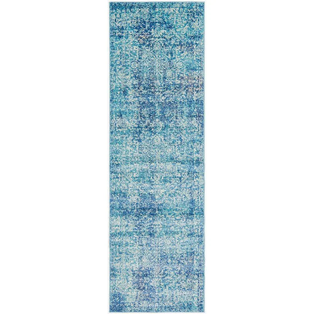Evoke Muse Blue Transitional Rug - ICONIC RUGS