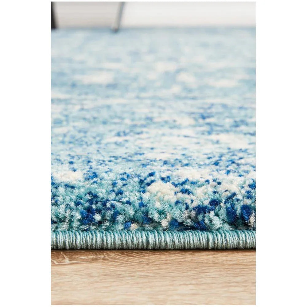 Evoke Muse Blue Transitional Rug - ICONIC RUGS