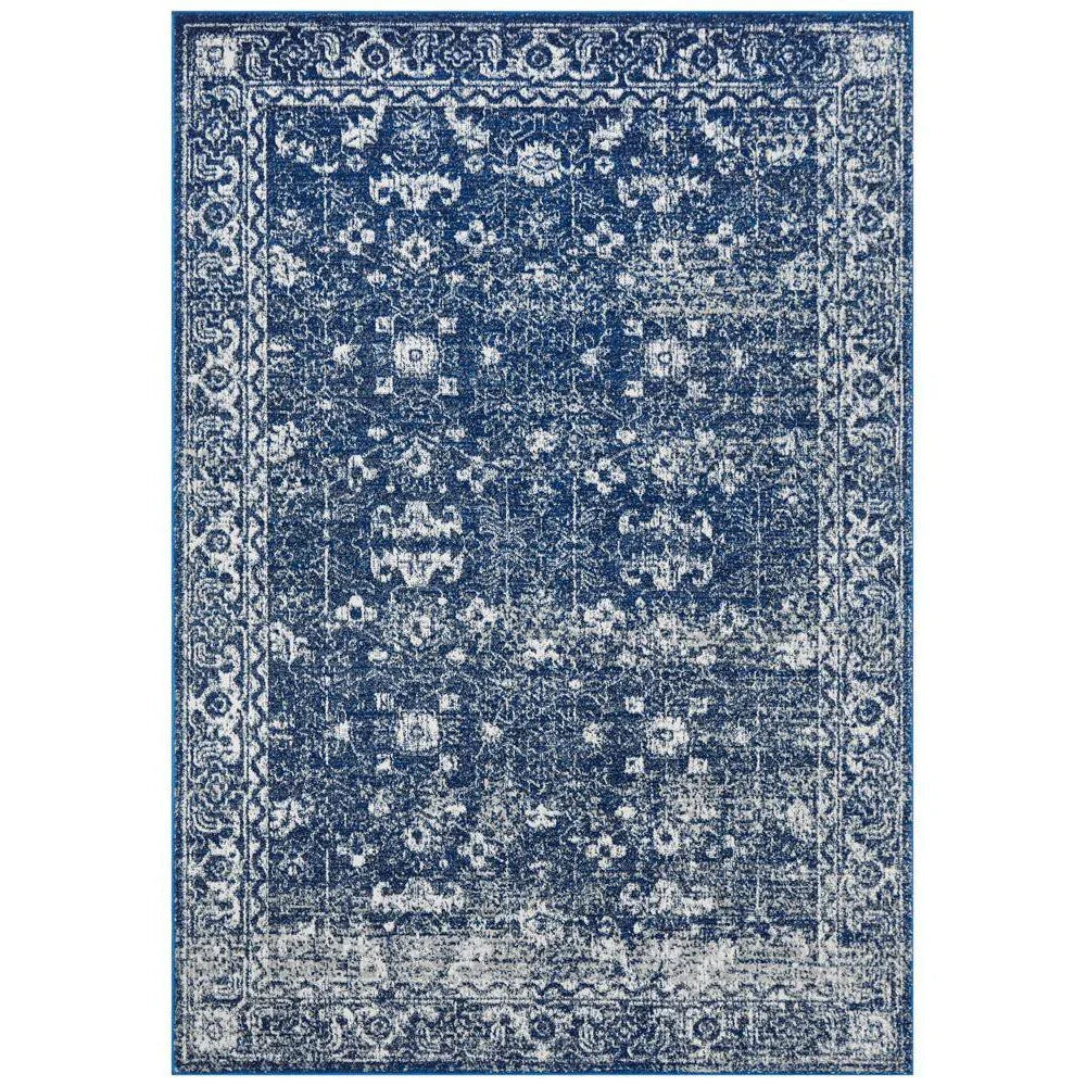 Evoke Oasis Navy Transitional Rug - ICONIC RUGS