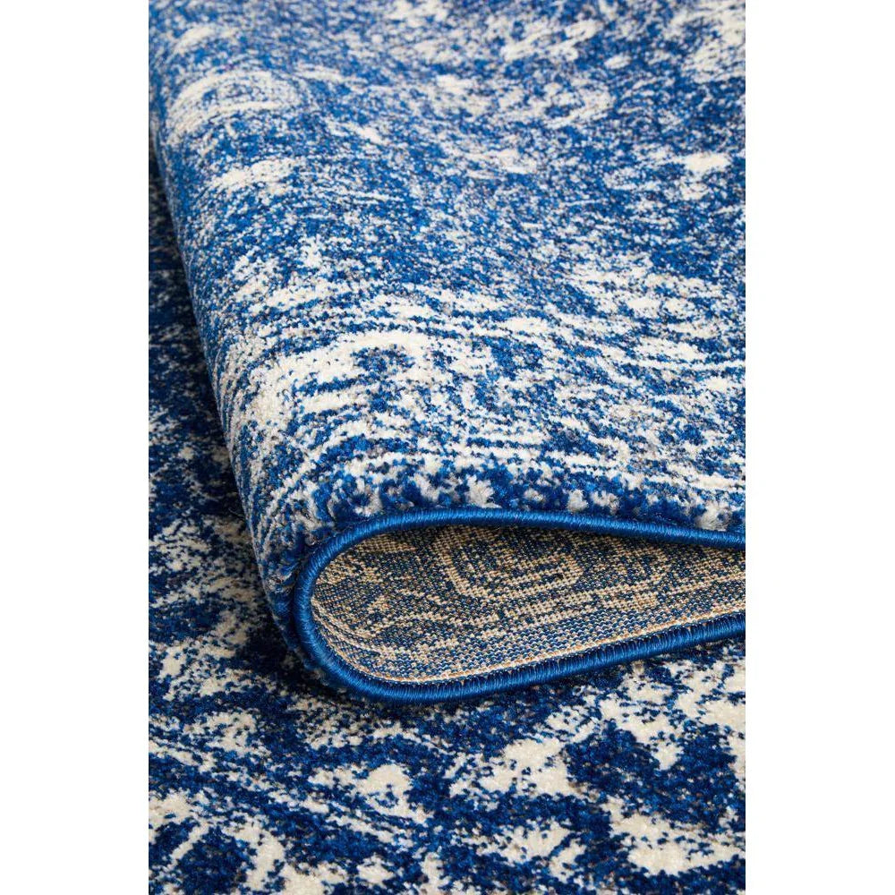 Evoke Oasis Navy Transitional Rug - ICONIC RUGS