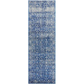 Evoke Oasis Navy Transitional Runner Rug - ICONIC RUGS