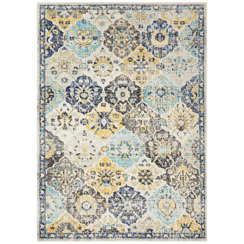Evoke Poppy Multi Transitional Rug - ICONIC RUGS