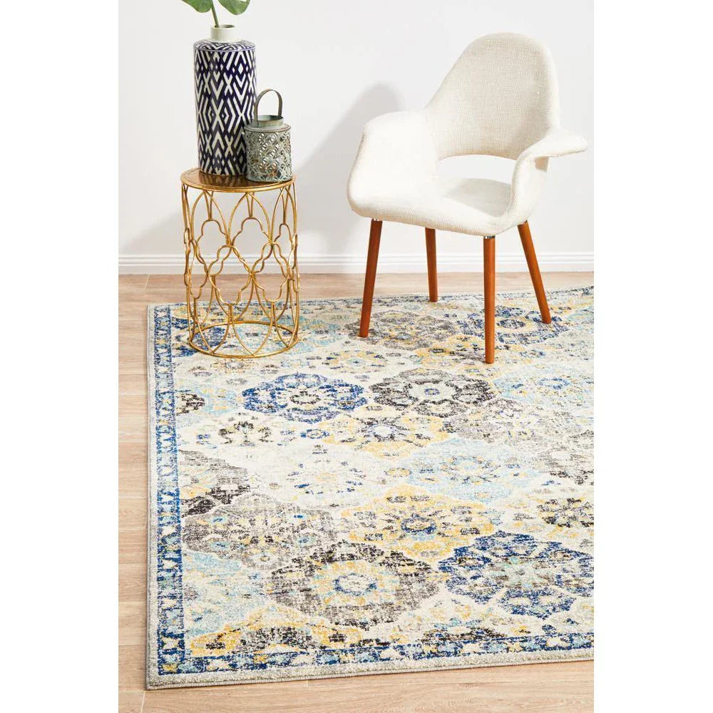 Evoke Poppy Multi Transitional Rug - ICONIC RUGS