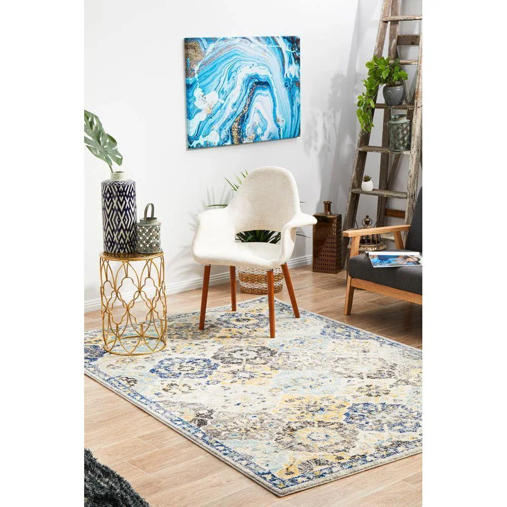 Evoke Poppy Multi Transitional Rug - ICONIC RUGS