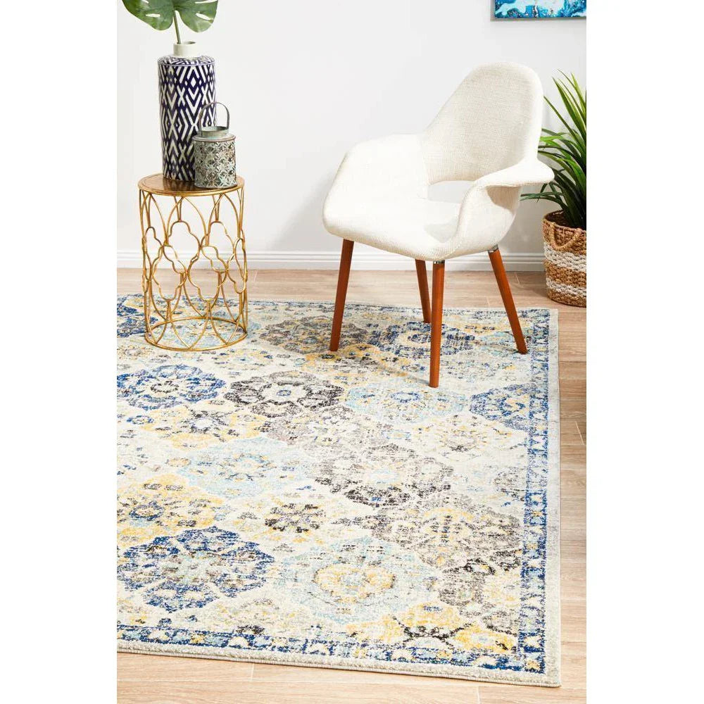 Evoke Poppy Multi Transitional Rug - ICONIC RUGS