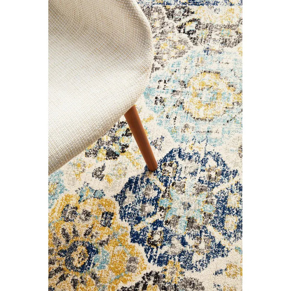 Evoke Poppy Multi Transitional Rug - ICONIC RUGS