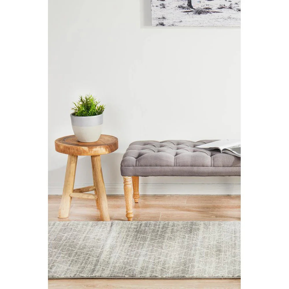 Evoke Remy Silver Transitional Runner Rug - ICONIC RUGS