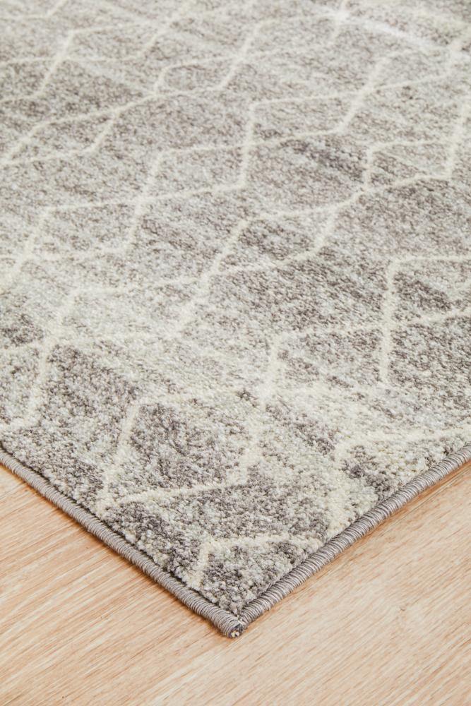Evoke Remy Silver Transitional Runner Rug - ICONIC RUGS