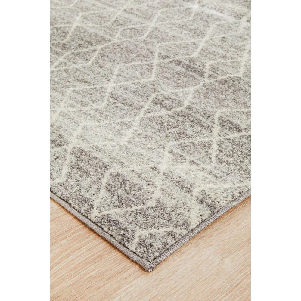 Evoke Remy Silver Transitional Runner Rug - ICONIC RUGS
