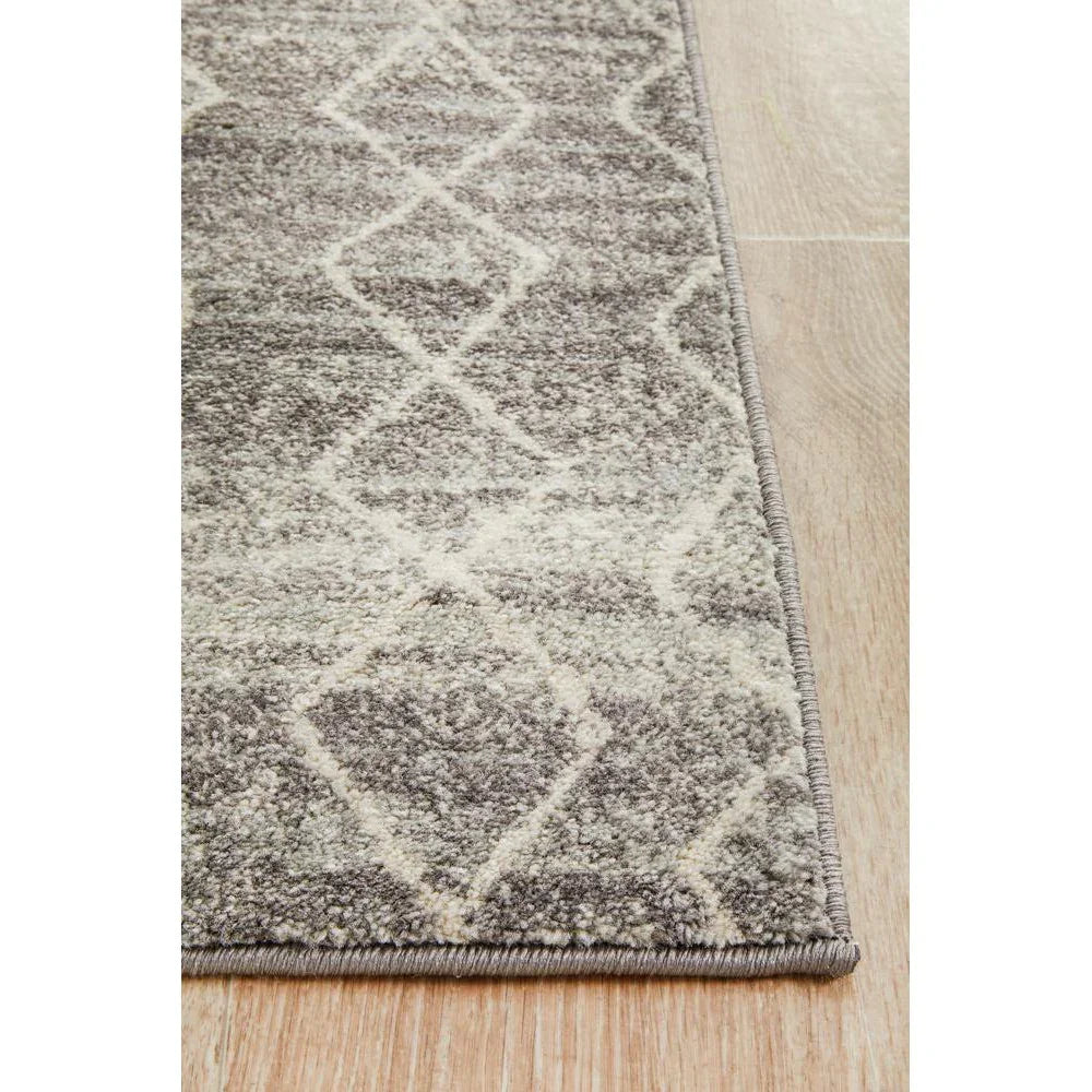 Evoke Remy Silver Transitional Runner Rug - ICONIC RUGS
