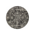 Evoke Scape Charcoal Transitional Round Rug - ICONIC RUGS