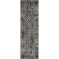 Evoke Scape Charcoal Transitional Runner Rug - ICONIC RUGS