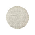 Evoke Shine Silver Transitional Round Rug - ICONIC RUGS