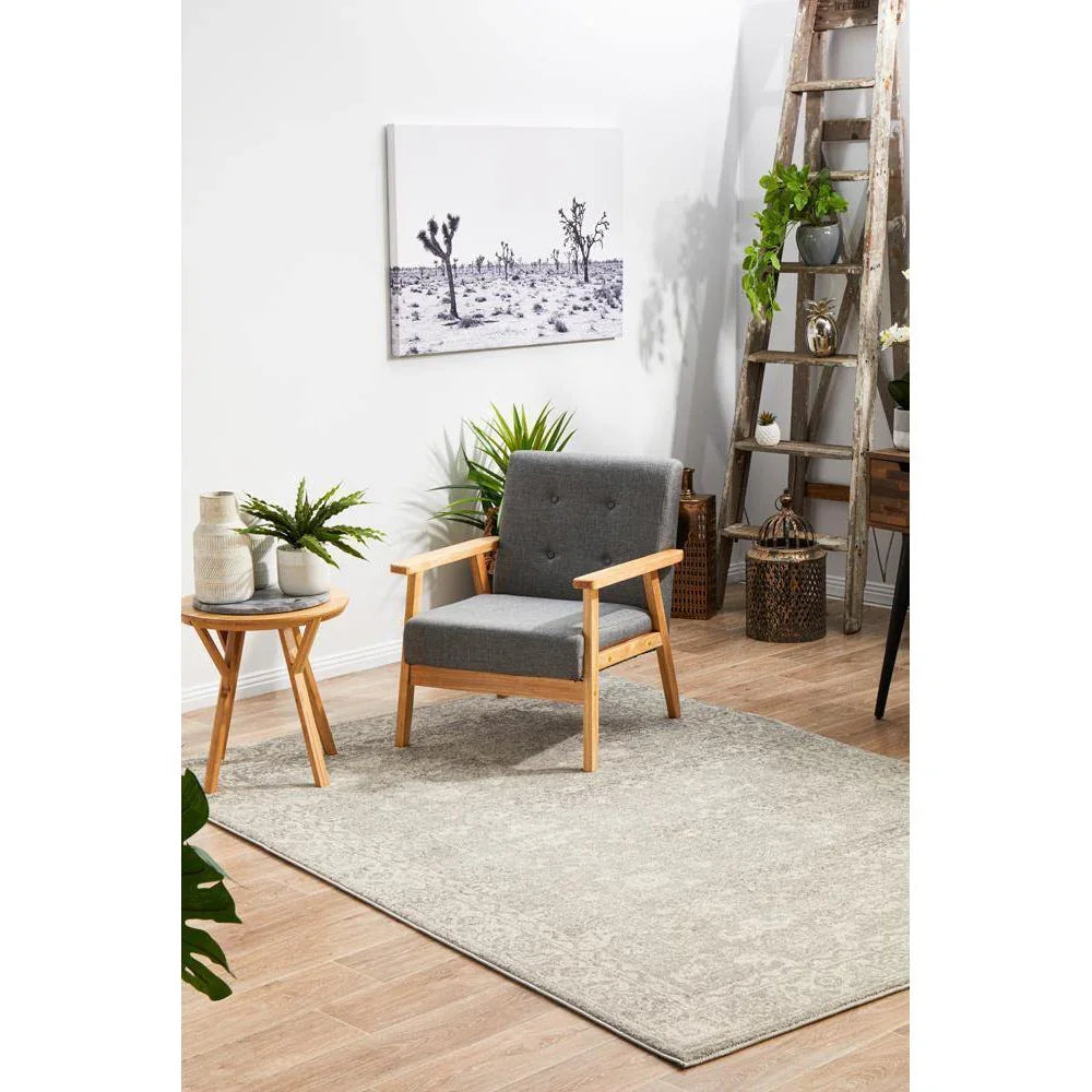 Evoke Shine Silver Transitional Rug - ICONIC RUGS