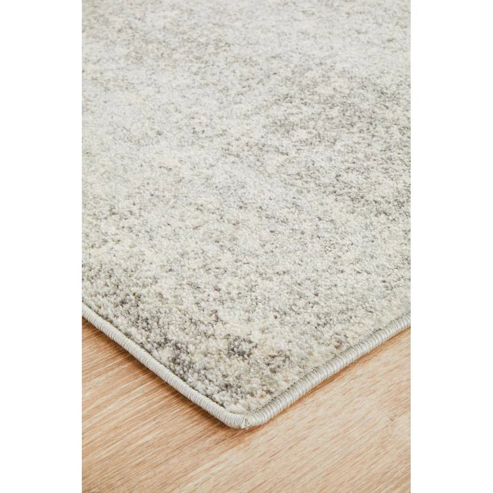 Evoke Shine Silver Transitional Runner Rug - ICONIC RUGS