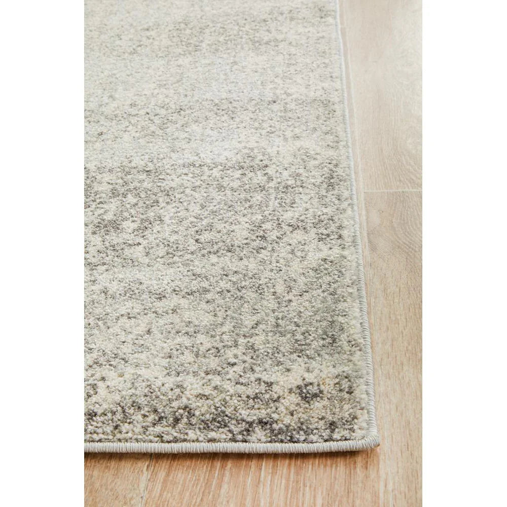 Evoke Shine Silver Transitional Runner Rug - ICONIC RUGS