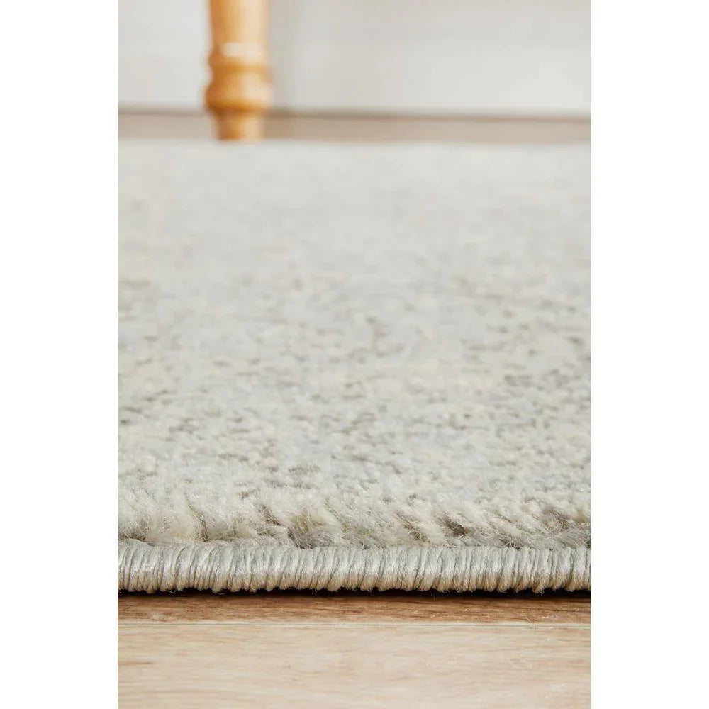 Evoke Shine Silver Transitional Runner Rug - ICONIC RUGS