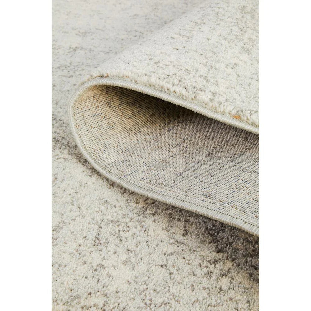 Evoke Shine Silver Transitional Runner Rug - ICONIC RUGS