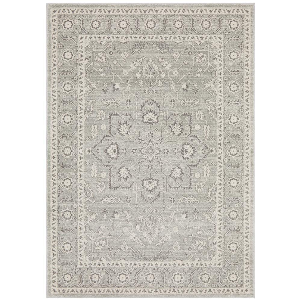 Evoke Silver Flower Transitional Rug - ICONIC RUGS