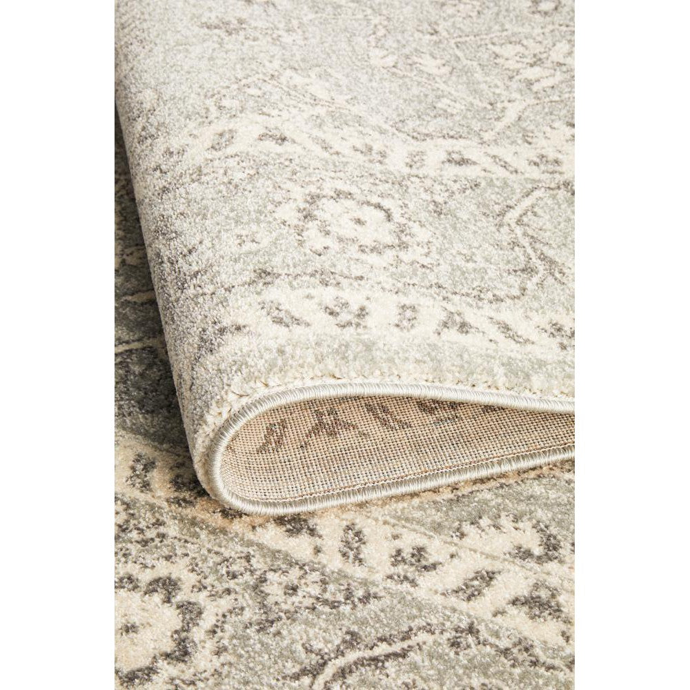 Evoke Silver Flower Transitional Rug - ICONIC RUGS