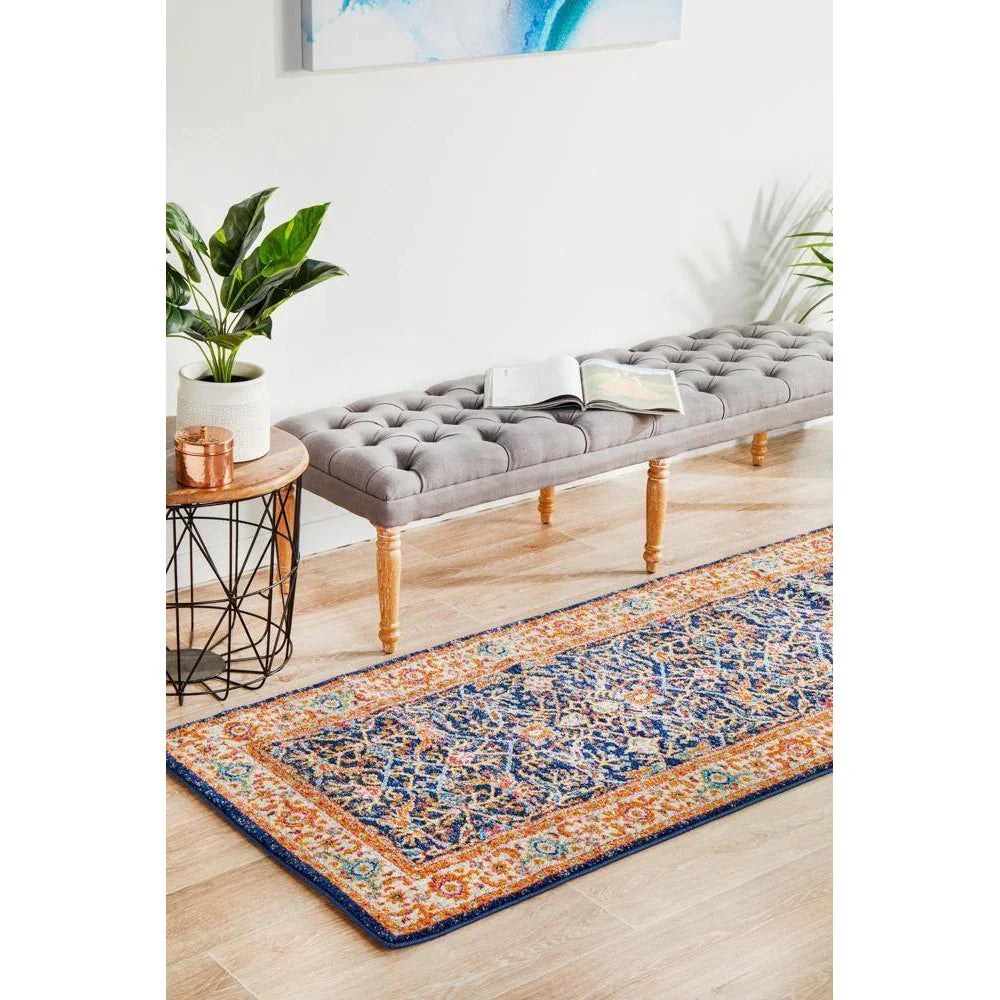 Evoke Splash Multi Transitional Runner Rug - ICONIC RUGS
