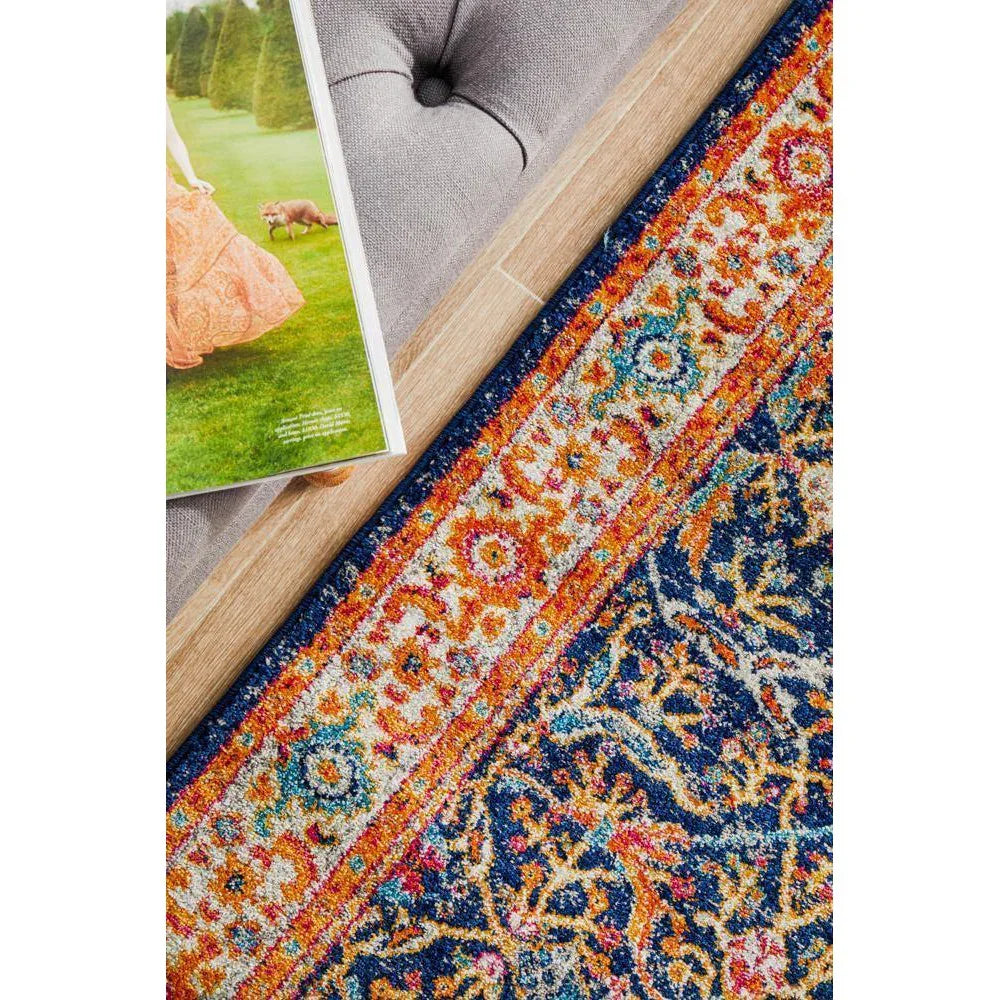 Evoke Splash Multi Transitional Runner Rug - ICONIC RUGS