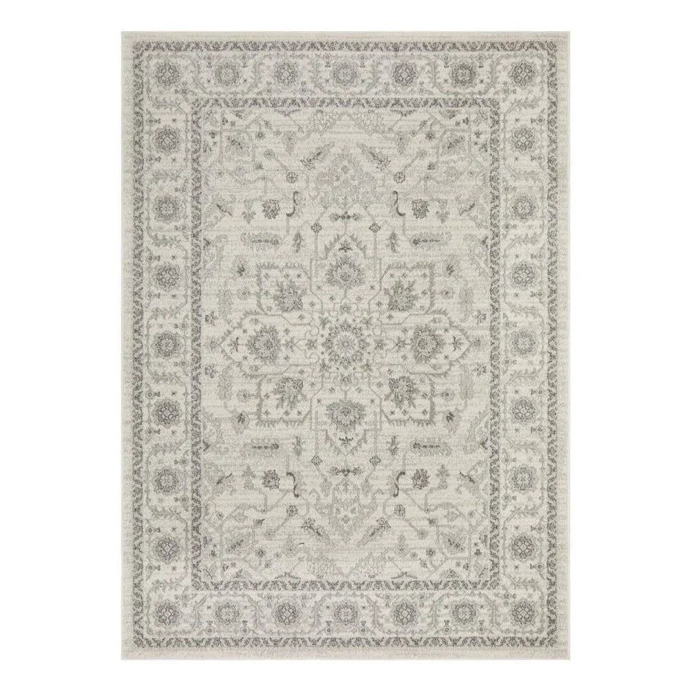 Evoke Winter White Transitional Rug - ICONIC RUGS
