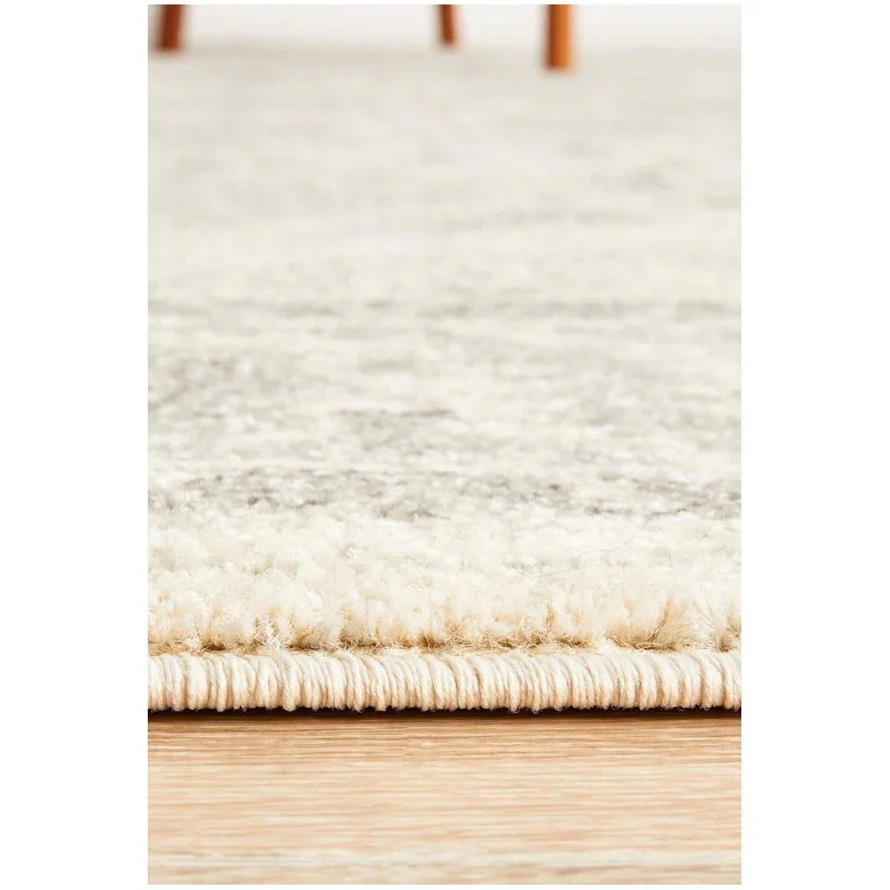 Evoke Winter White Transitional Rug - ICONIC RUGS