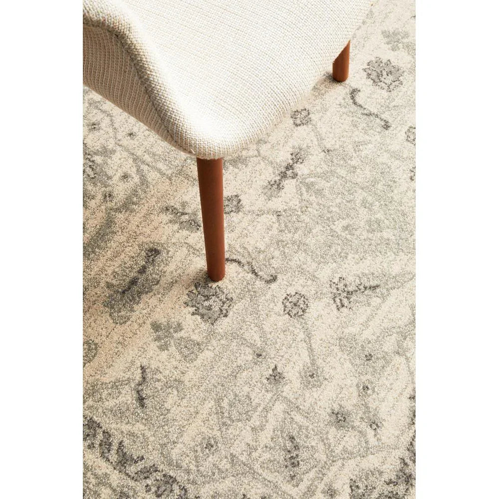 Evoke Winter White Transitional Rug - ICONIC RUGS
