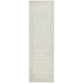 Evoke Winter White Transitional Runner Rug - ICONIC RUGS