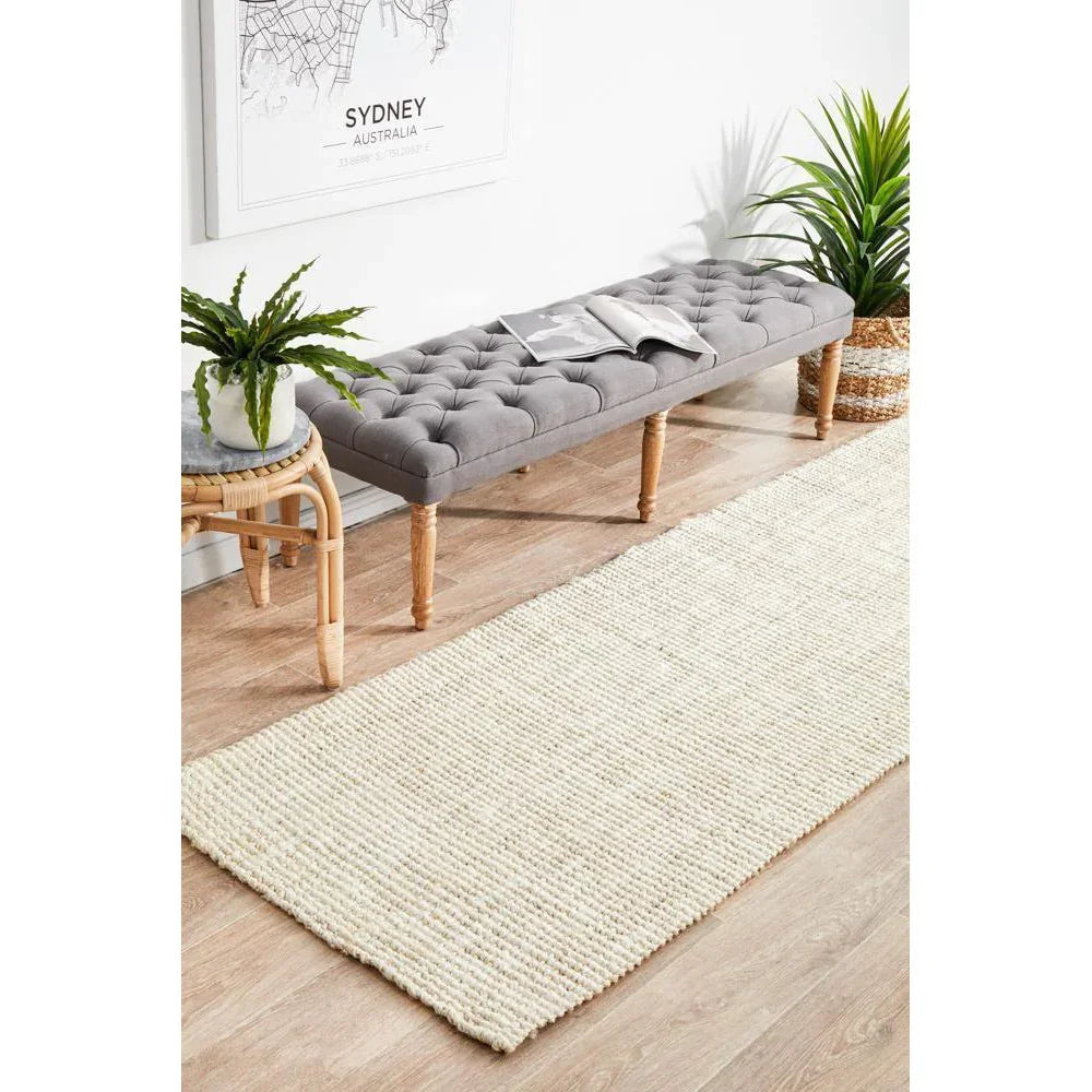 Atrium Barker Bleach Runner - ICONIC RUGS
