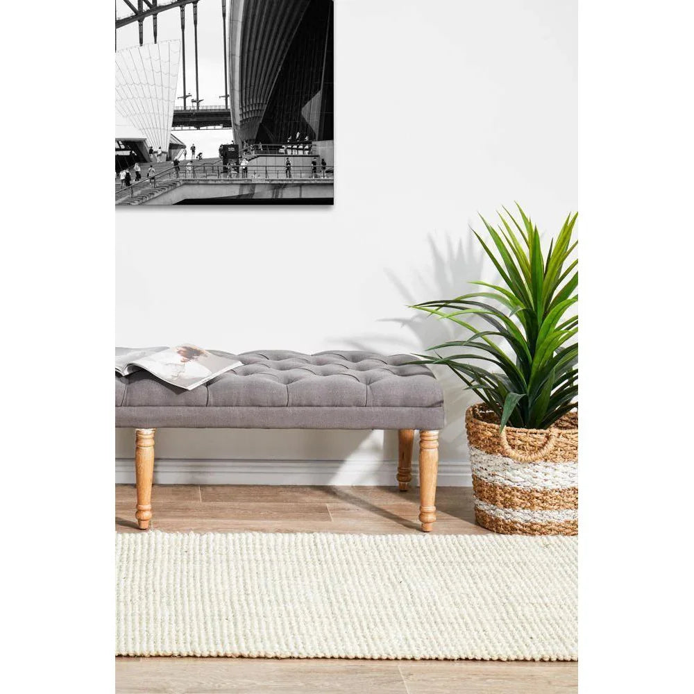 Atrium Barker Bleach Runner - ICONIC RUGS