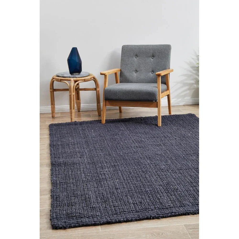 Atrium Barker Navy Rug - ICONIC RUGS