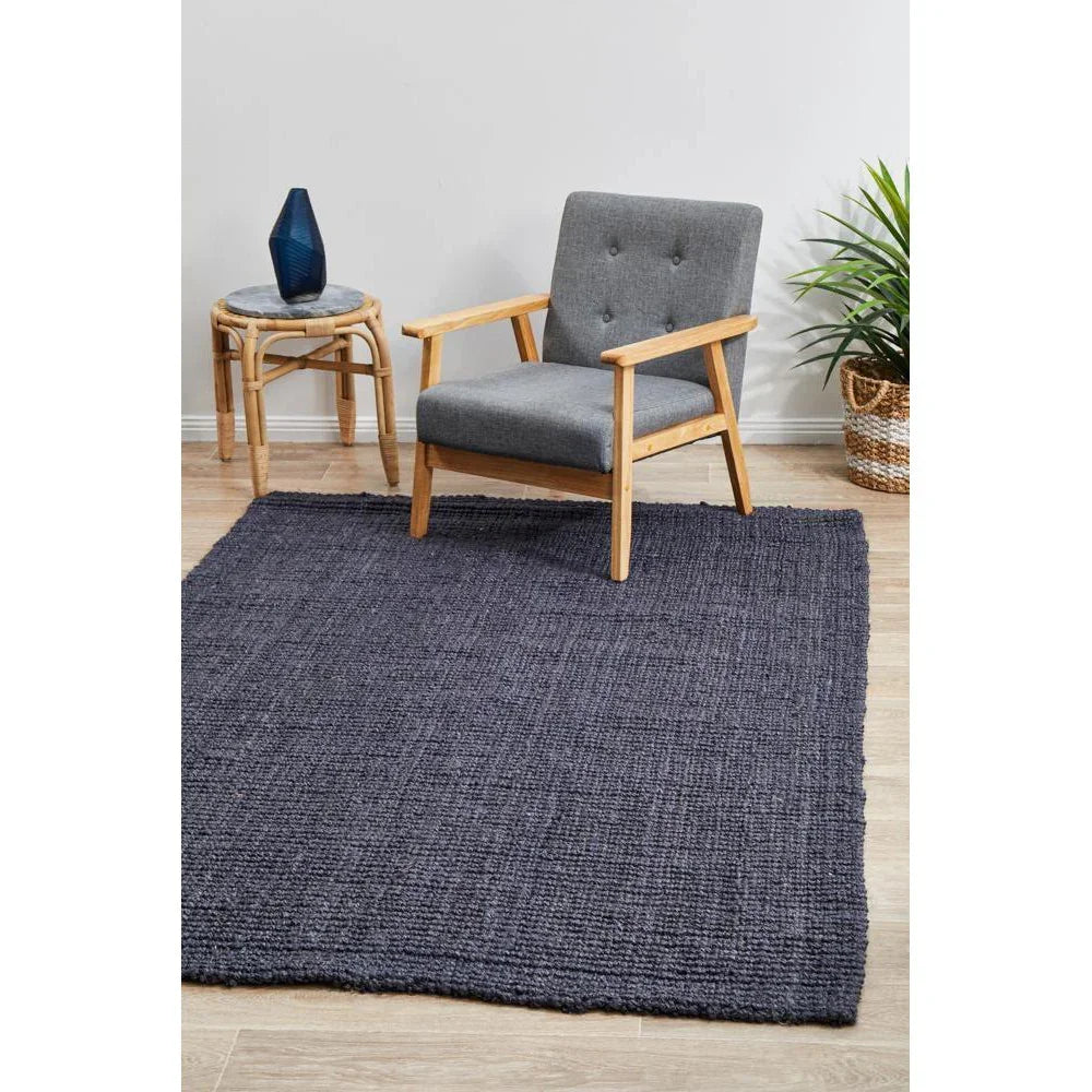 Atrium Barker Navy Rug - ICONIC RUGS
