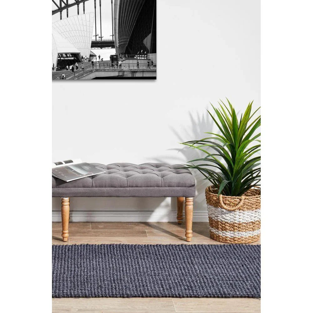 Atrium Barker Navy Runner - ICONIC RUGS