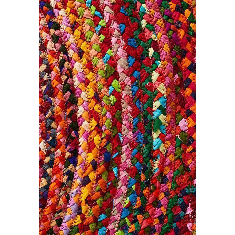 Atrium Chandra Braided Cotton Rug Multi