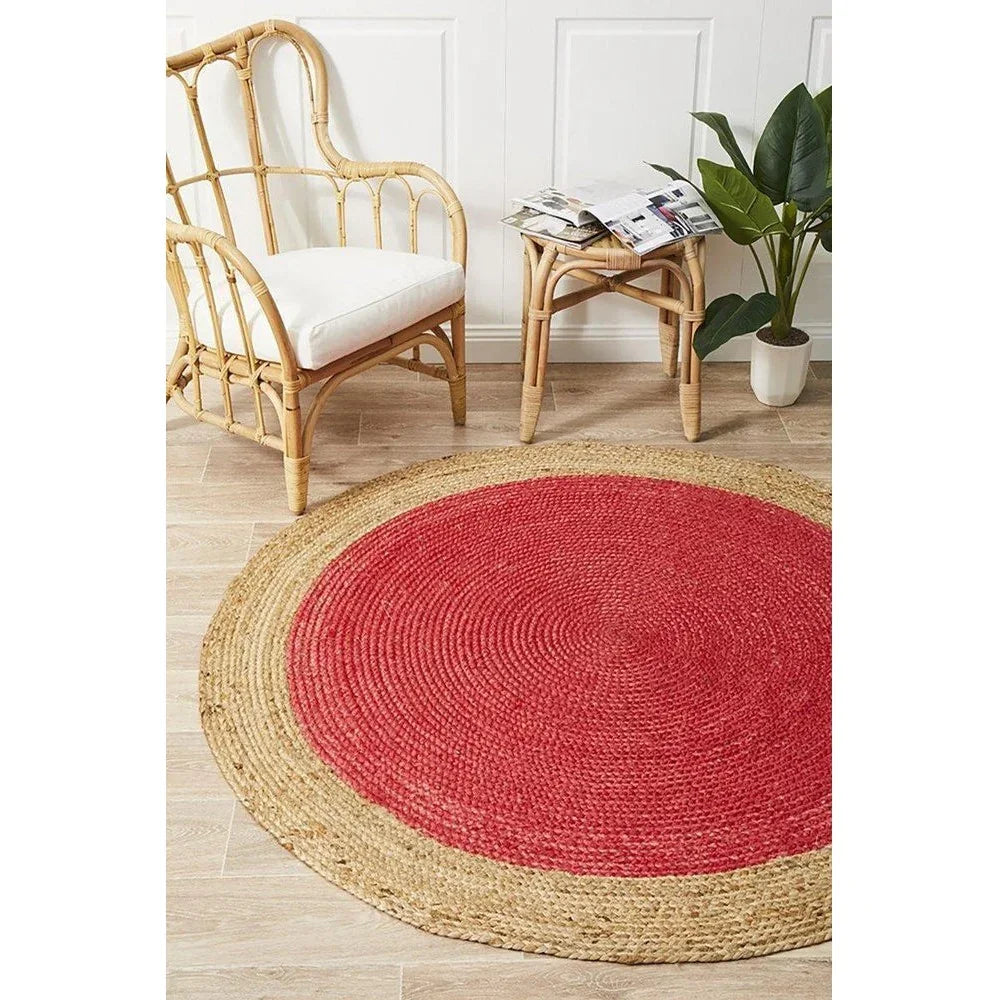 Atrium Polo Round Cherry - ICONIC RUGS