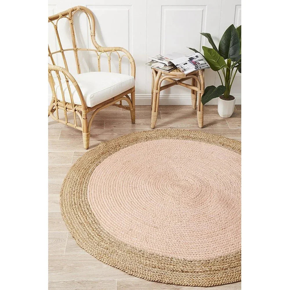 Atrium Polo Round Pink - ICONIC RUGS
