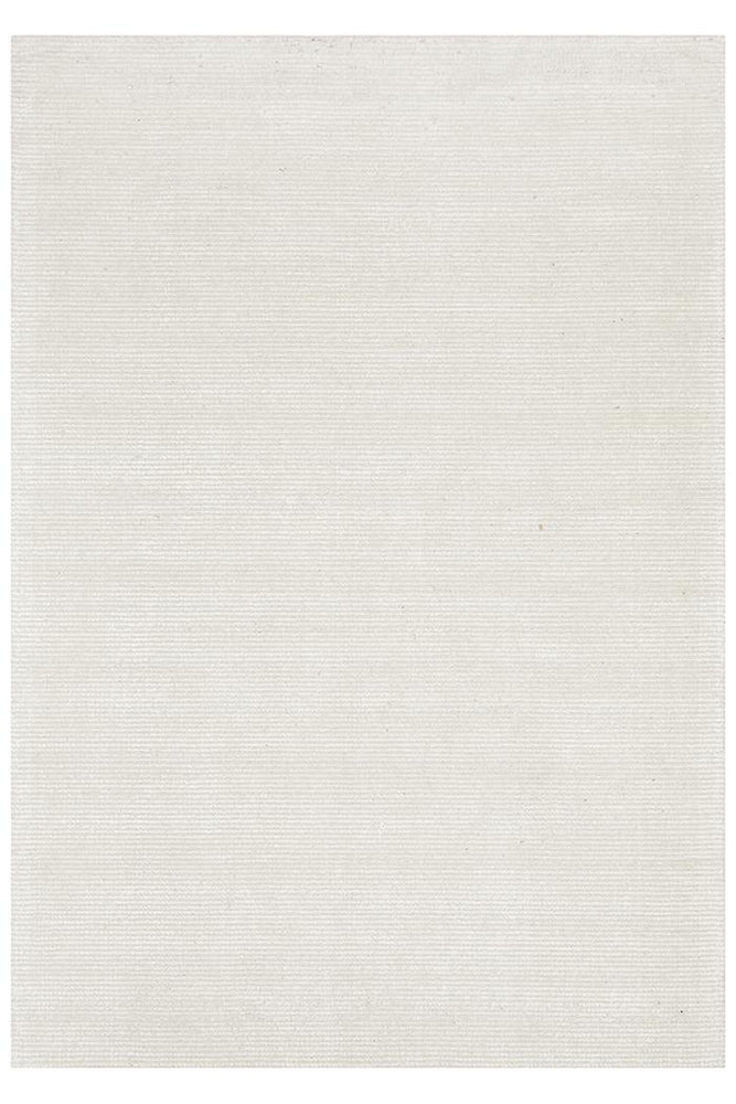 Allure Ivory Cotton Rayon Rug - ICONIC RUGS
