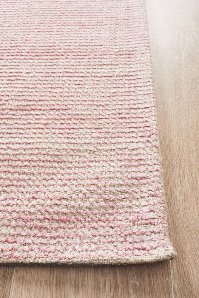 Allure Rose Cotton Rayon Rug - ICONIC RUGS