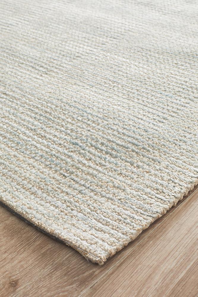 Allure Sky Cotton Rayon Rug - ICONIC RUGS