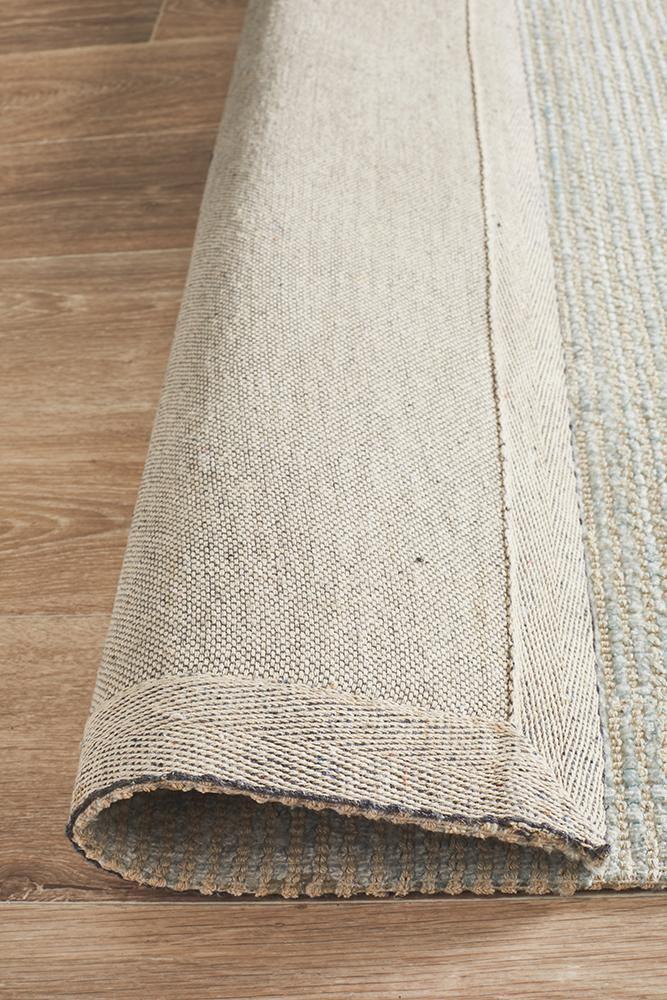 Allure Sky Cotton Rayon Rug - ICONIC RUGS