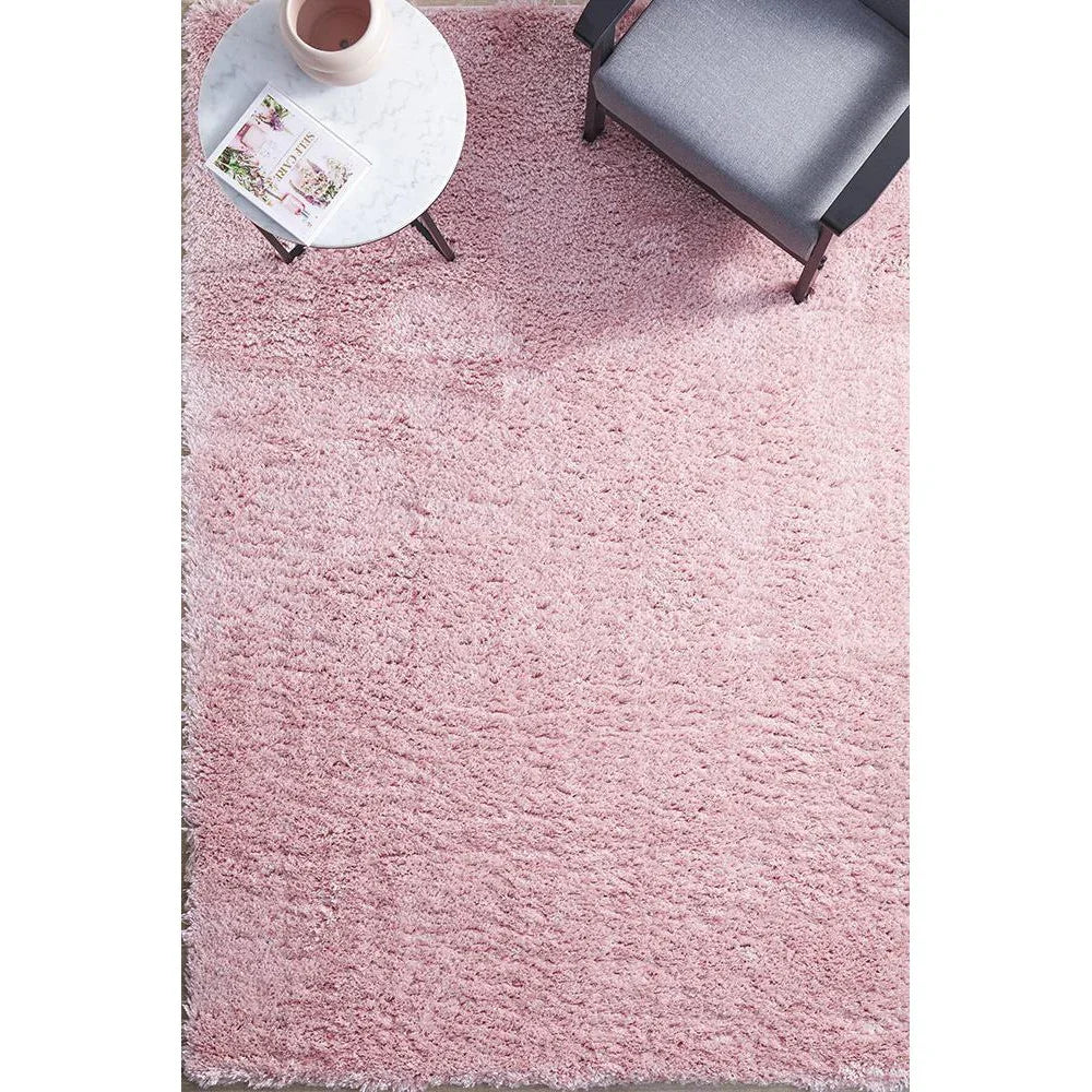 Angel Pink Shag Rug - ICONIC RUGS