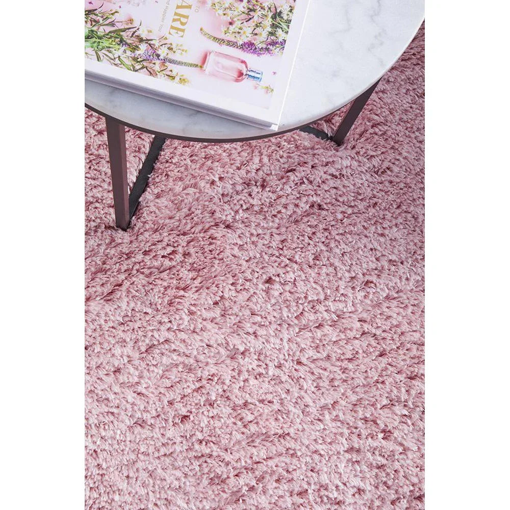 Angel Pink Shag Rug - ICONIC RUGS