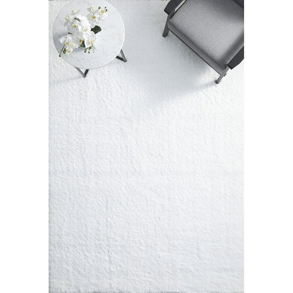 Angel White Shag Rug - ICONIC RUGS