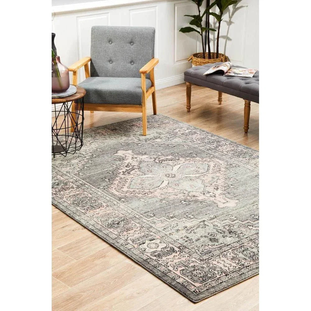 Avenue 703 Grey Rug - ICONIC RUGS