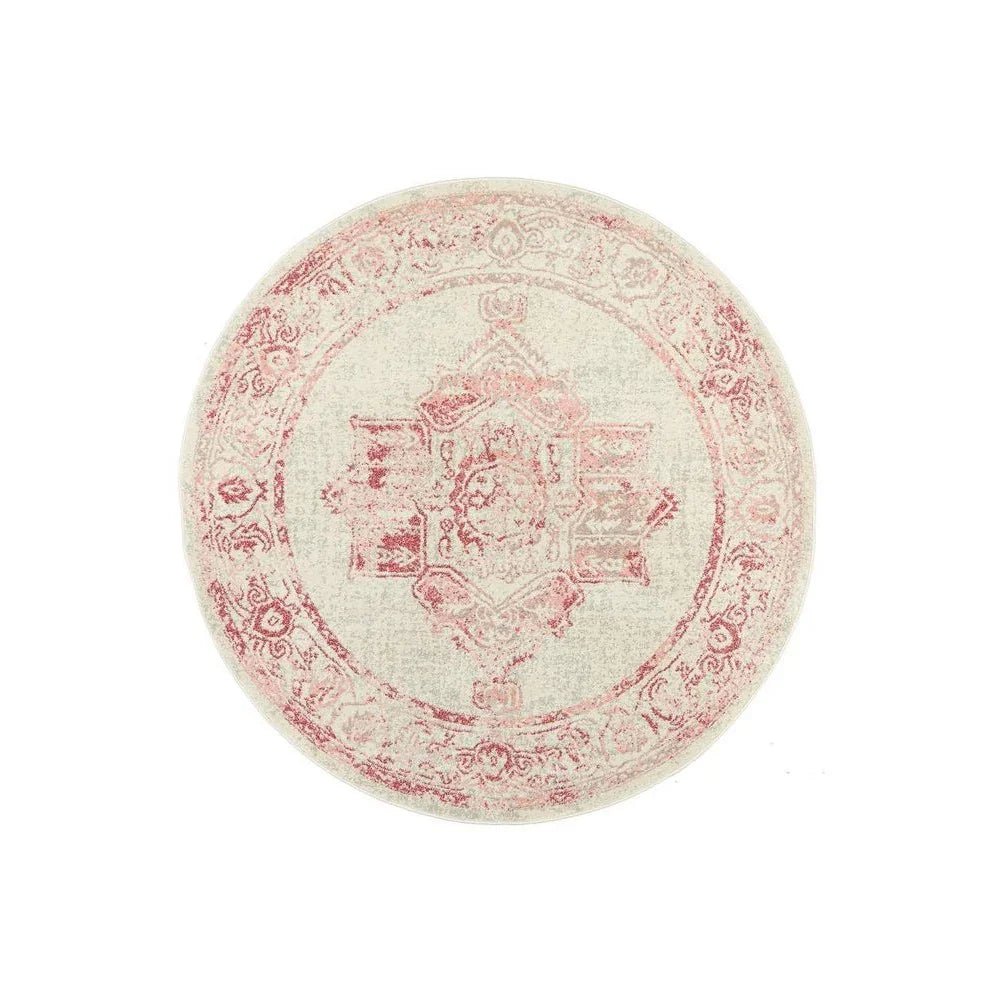 Avenue 702 Rose Round Rug - ICONIC RUGS