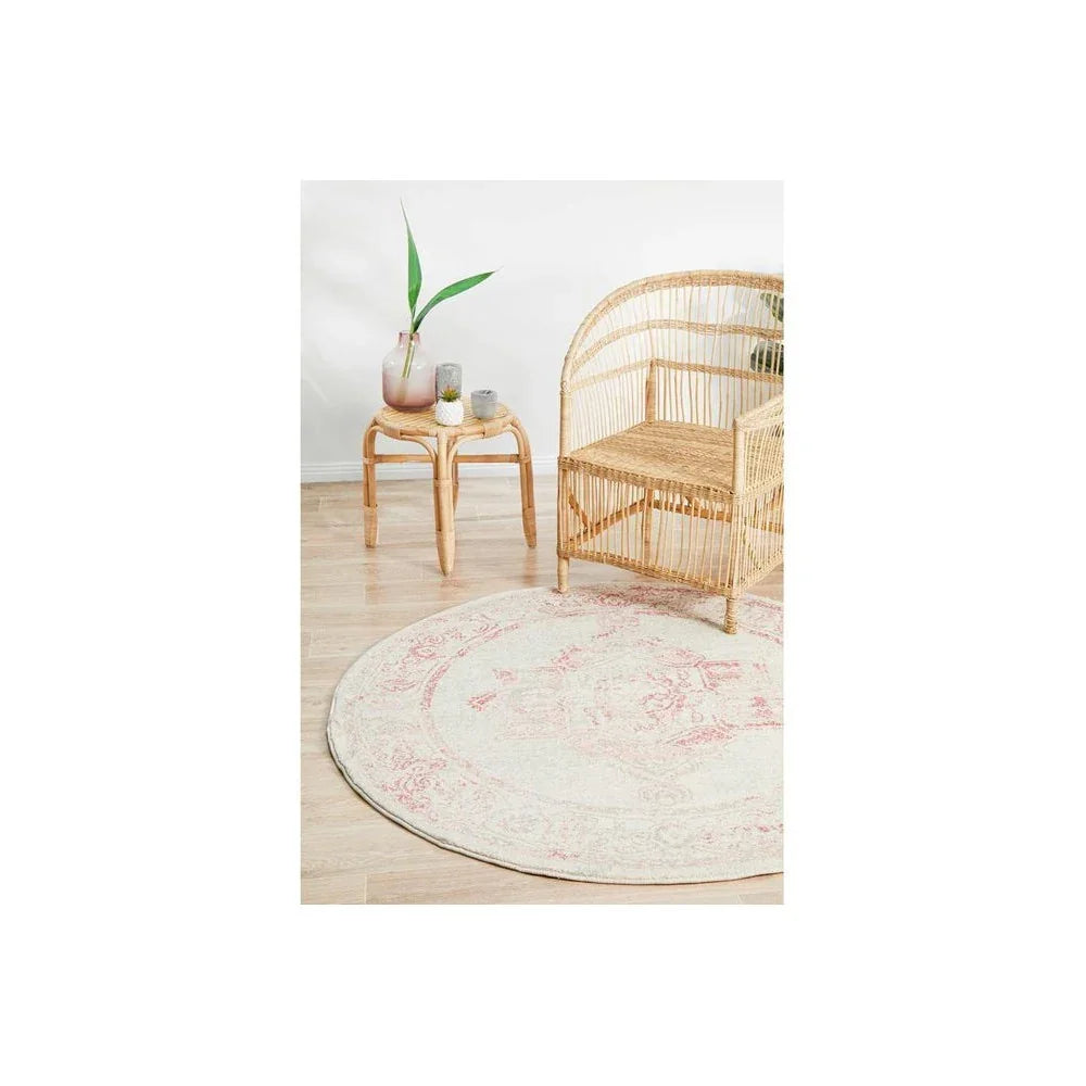 Avenue 702 Rose Round Rug - ICONIC RUGS
