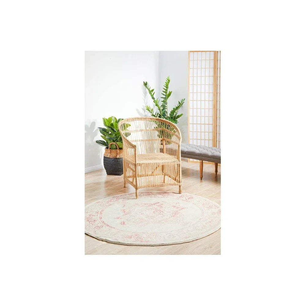 Avenue 702 Rose Round Rug - ICONIC RUGS
